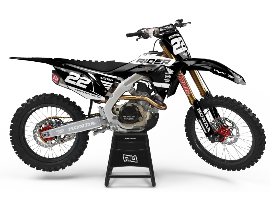 KIT DECO MOTOCROSS CR/CRF RIDE BLACK 1