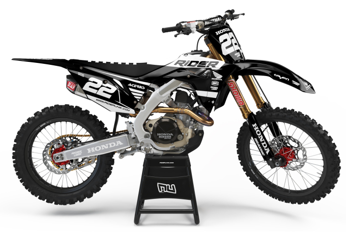 KIT DECO MOTOCROSS CR/CRF RIDE BLACK