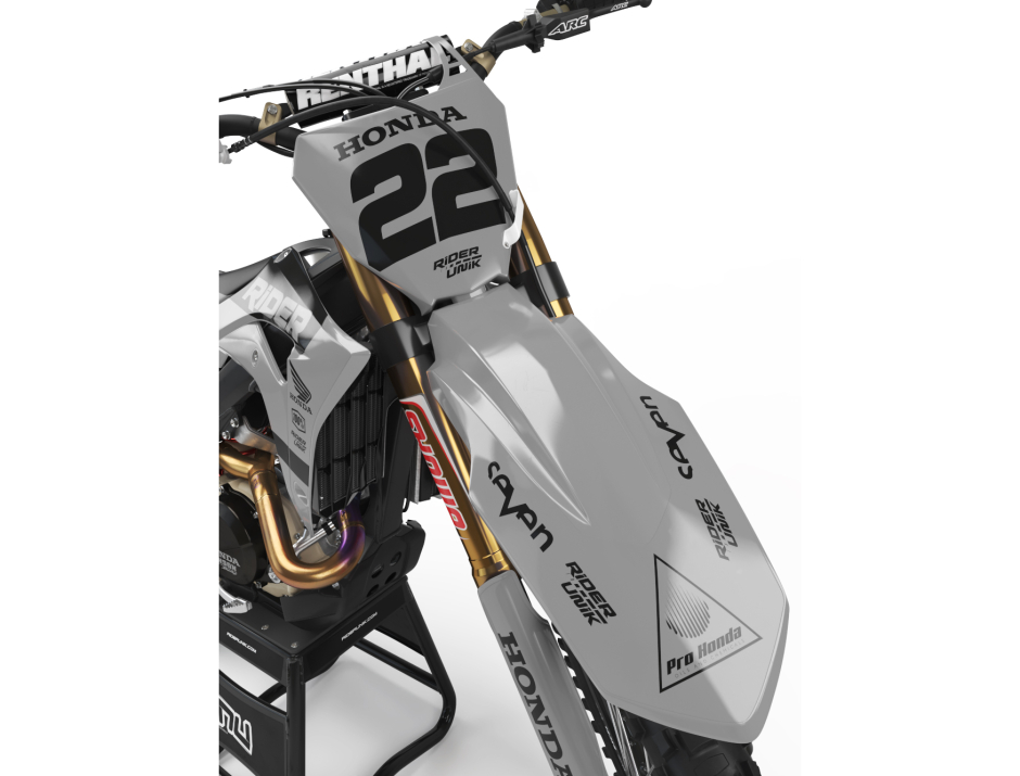 KIT DECO MOTOCROSS CR/CRF RIDE GREY 3
