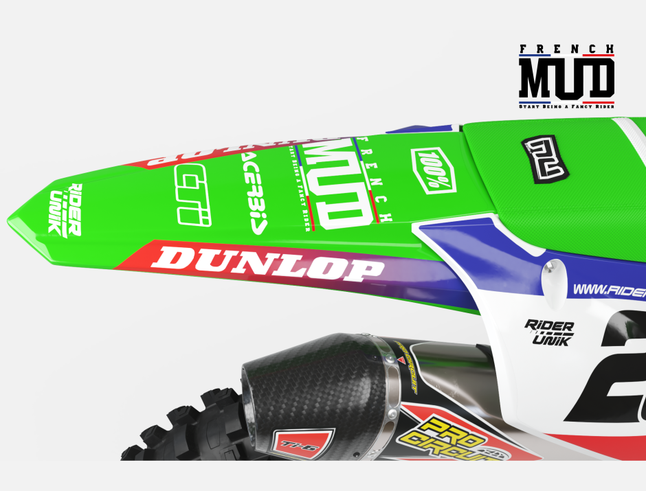 KIT DECO MOTOCROSS KAWASAKI FRENCH MUD 2