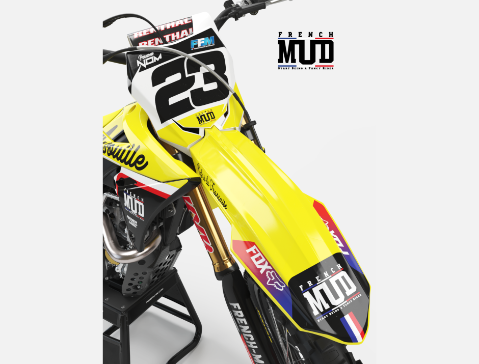 KIT DECO MOTOCROSS SUZUKI FRENCH MUD 3