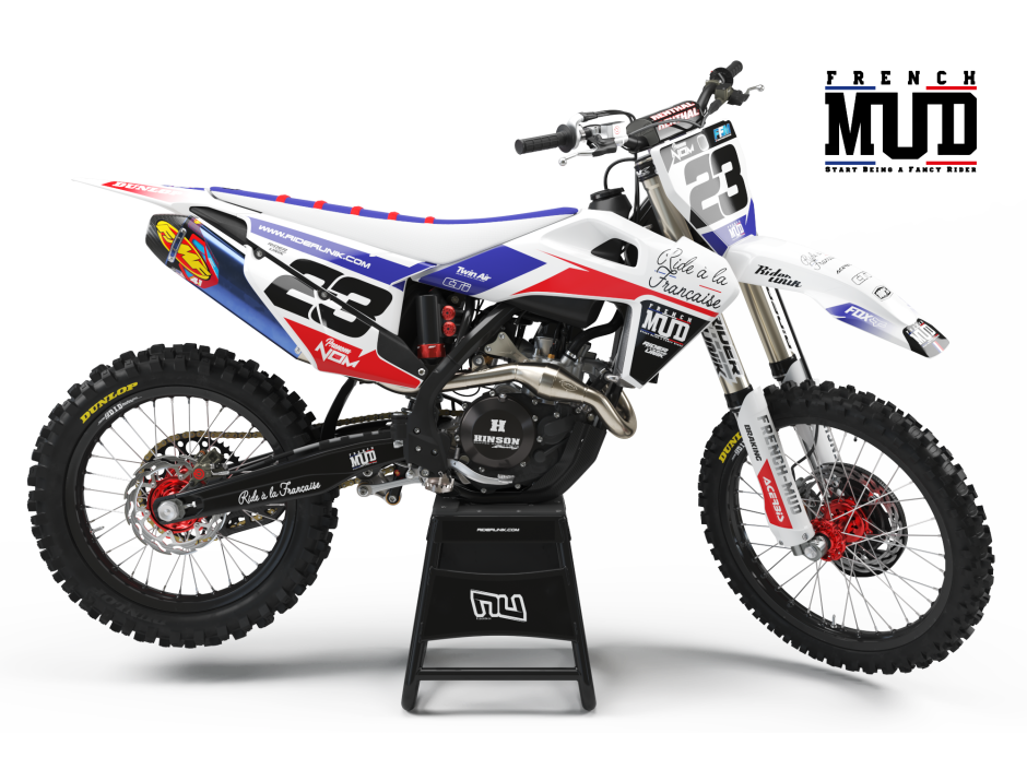 KIT DECO MOTOCROSS HUSQVARNA FRENCH MUD 1