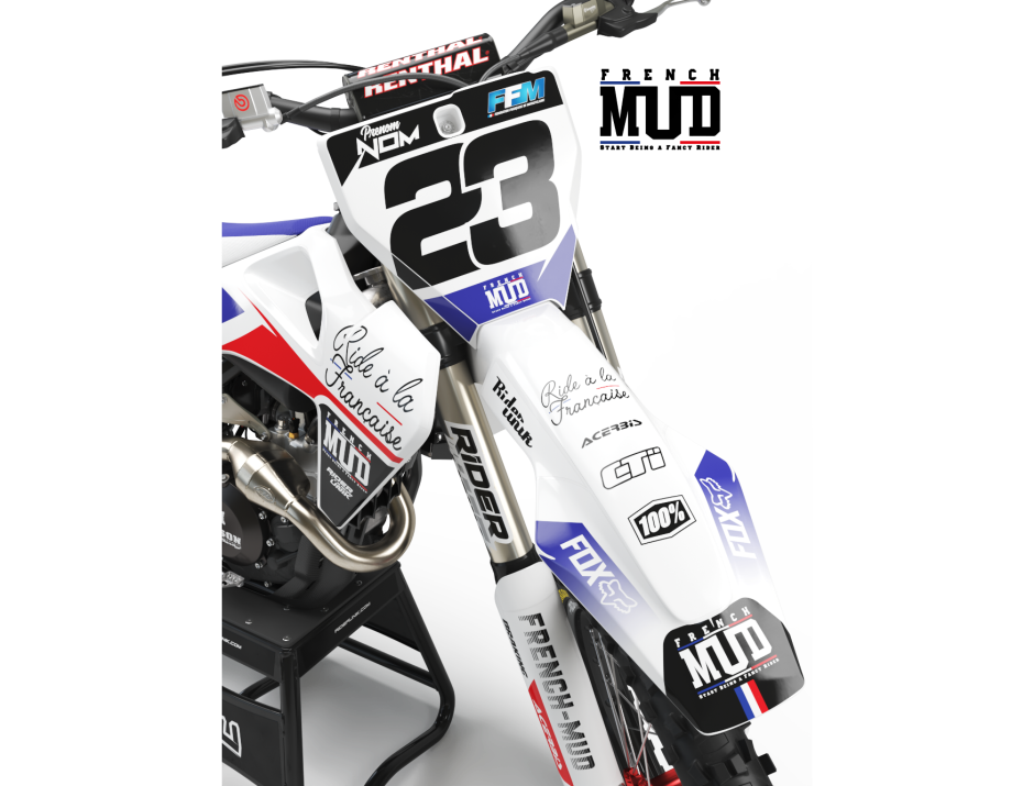 KIT DECO MOTOCROSS HUSQVARNA FRENCH MUD 3