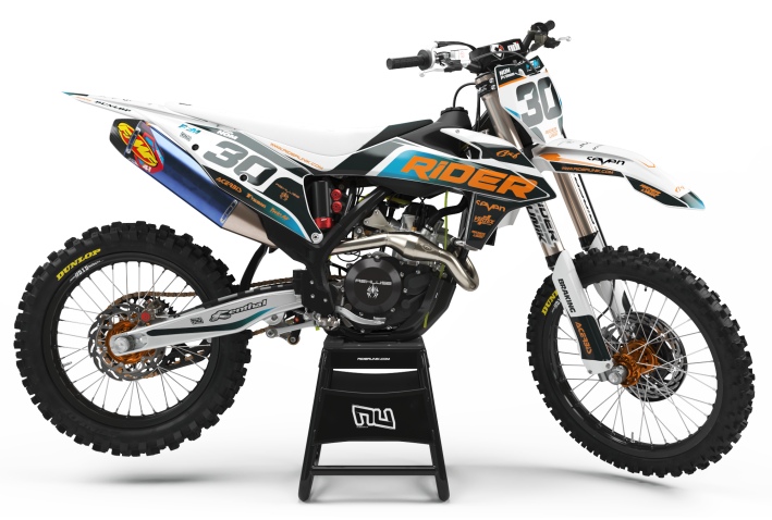 KIT DECO MOTOCROSS KTM LUX BLACK