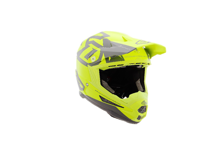 CASQUE 6D ATR1 SWITCH JAUNE + NOM OFFERT