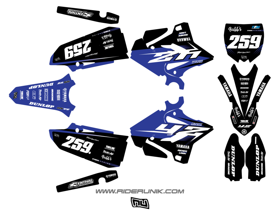 KIT DECO MOTOCROSS YZ/YZF/WR/WRF BUBBS 1