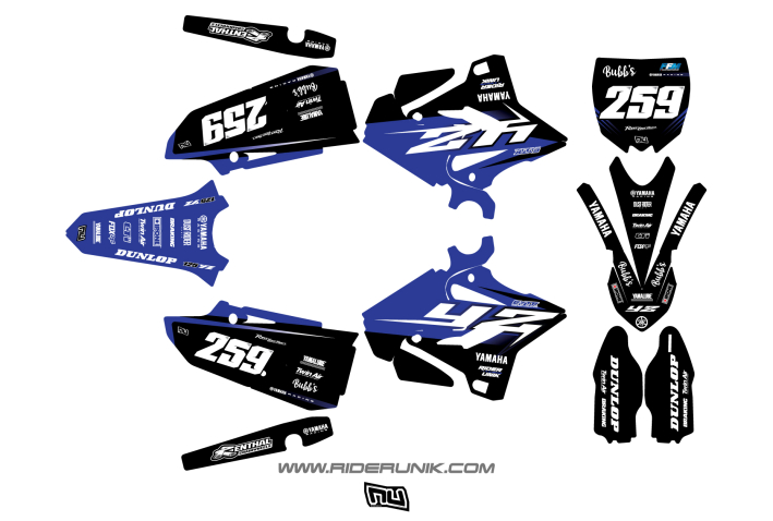 KIT DECO MOTOCROSS YZ/YZF/WR/WRF BUBBS