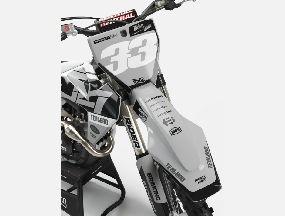 KIT DECO MOTOCROSS HUSQVARNA TEALBRO BLACK GREY 3