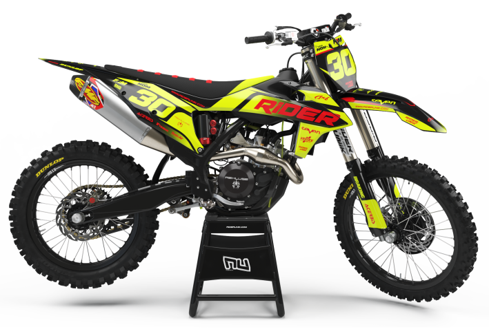 KIT DECO MOTOCROSS KTM LUX FLUO