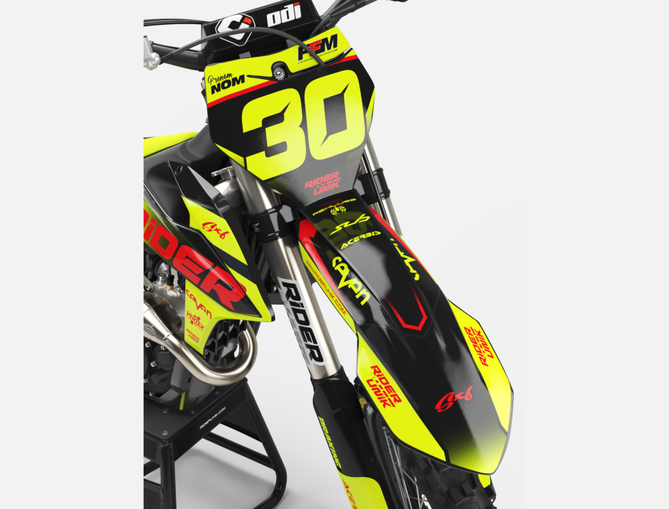KIT DECO MOTOCROSS KTM LUX FLUO 3