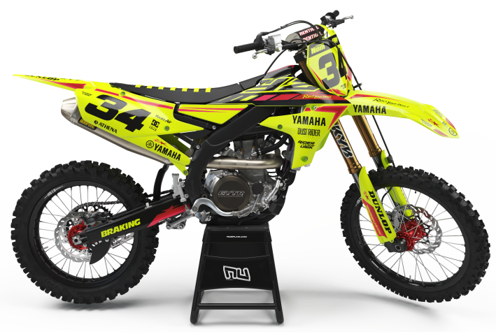 KIT DECO MOTOCROSS YZ/YZF STARS FLUO