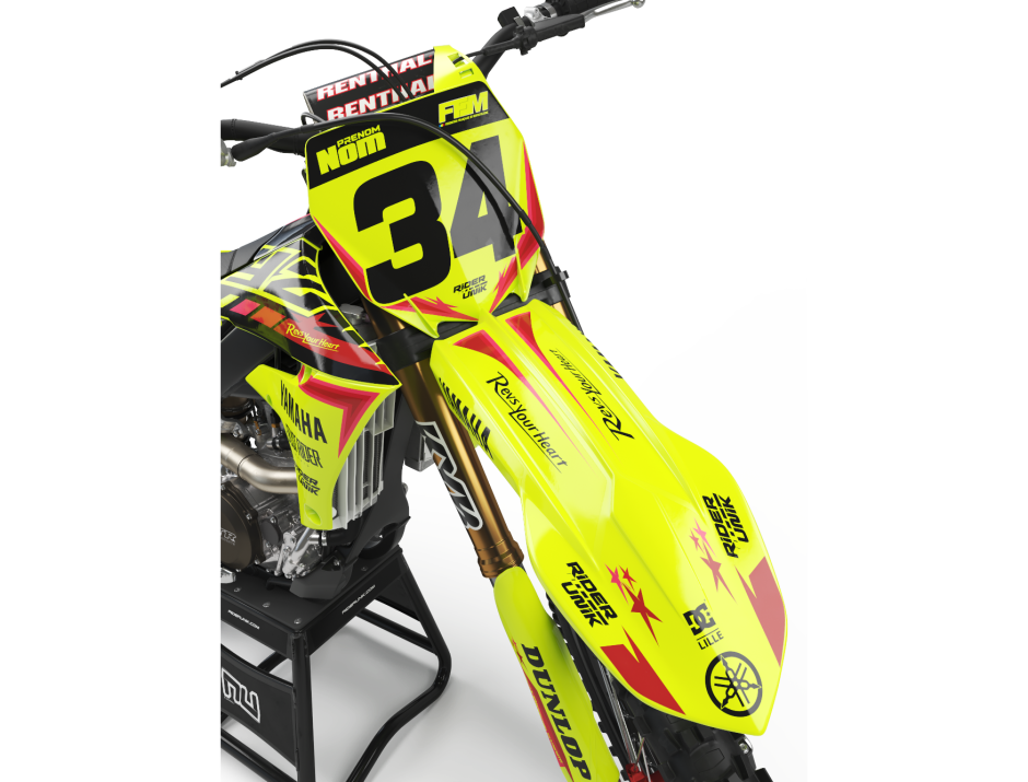 KIT DECO MOTOCROSS YZ/YZF STARS FLUO 3