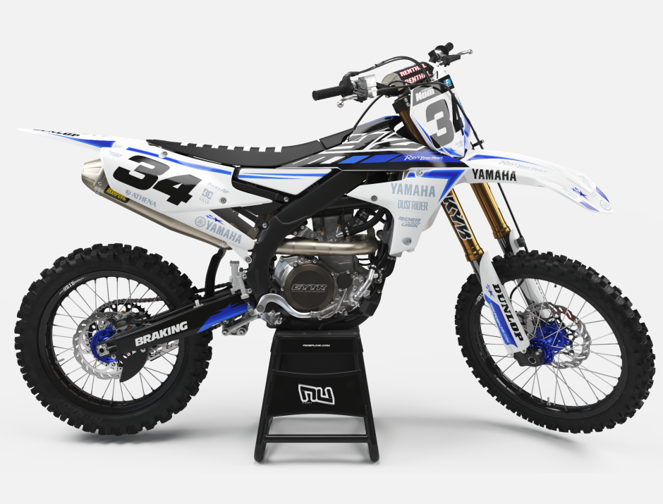 KIT DECO MOTOCROSS YZ/YZF STARS W BLUE 1