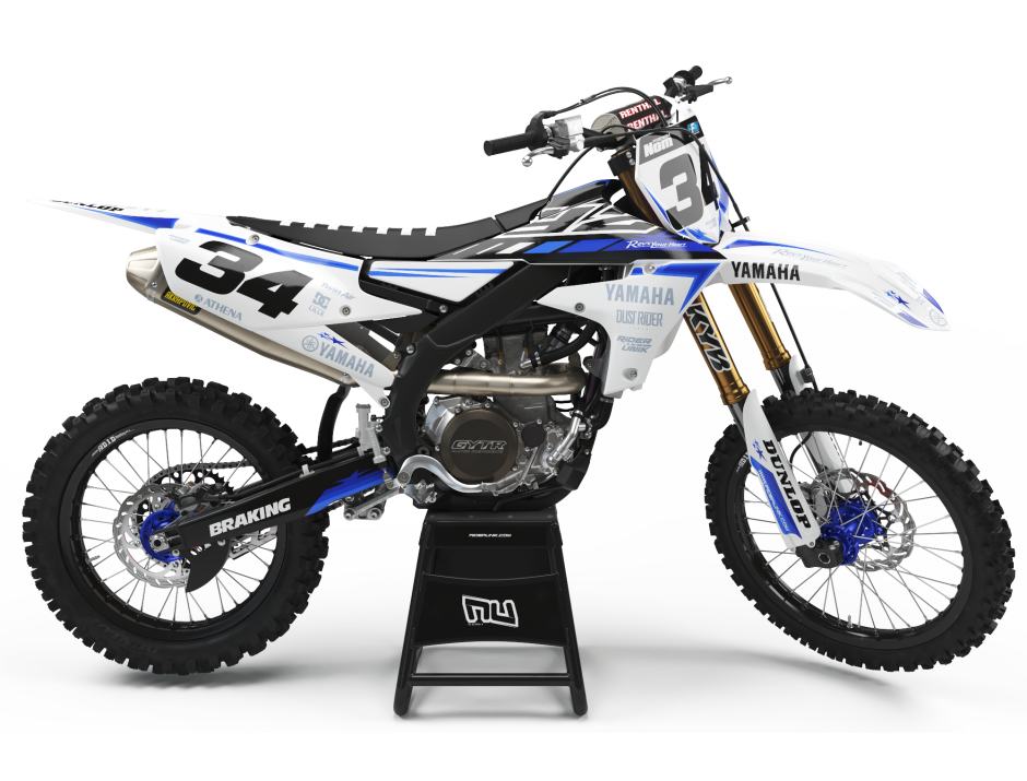 KIT DECO MOTOCROSS YZ/YZF STARS W BLUE 1