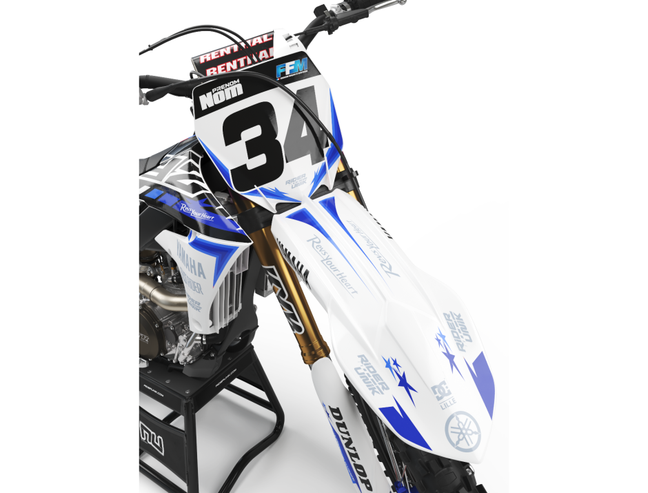 KIT DECO MOTOCROSS YZ/YZF STARS W BLUE 3