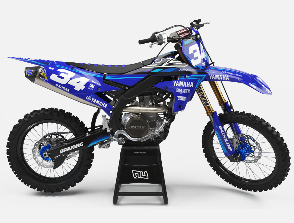 KIT DECO MOTOCROSS YZ/YZF STARS BLUE 1