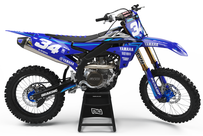 KIT DECO MOTOCROSS YZ/YZF STARS BLUE