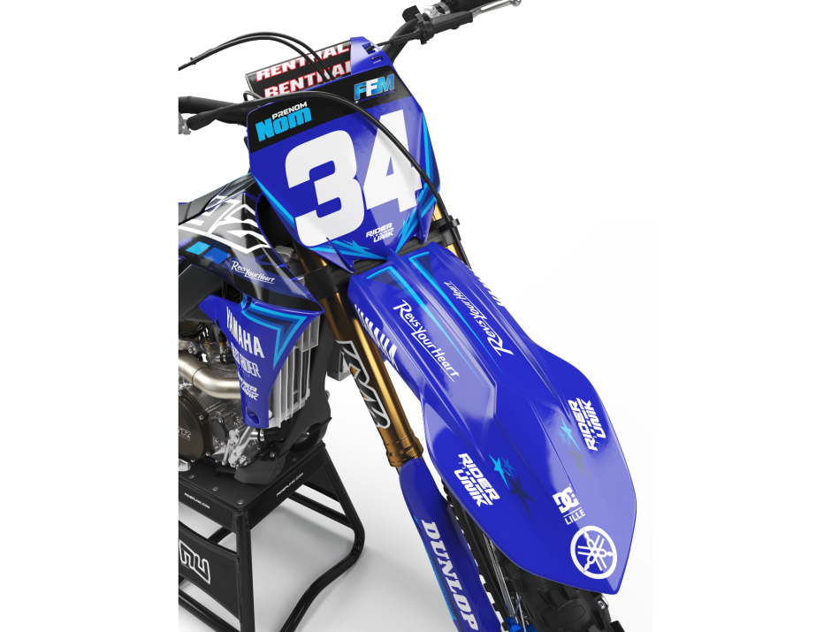 KIT DECO MOTOCROSS YZ/YZF STARS BLUE 3