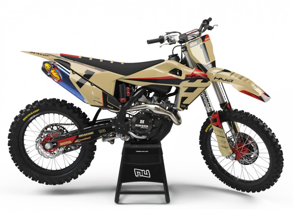 KIT DECO MOTOCROSS HUSQVARNA CORP SAND 1