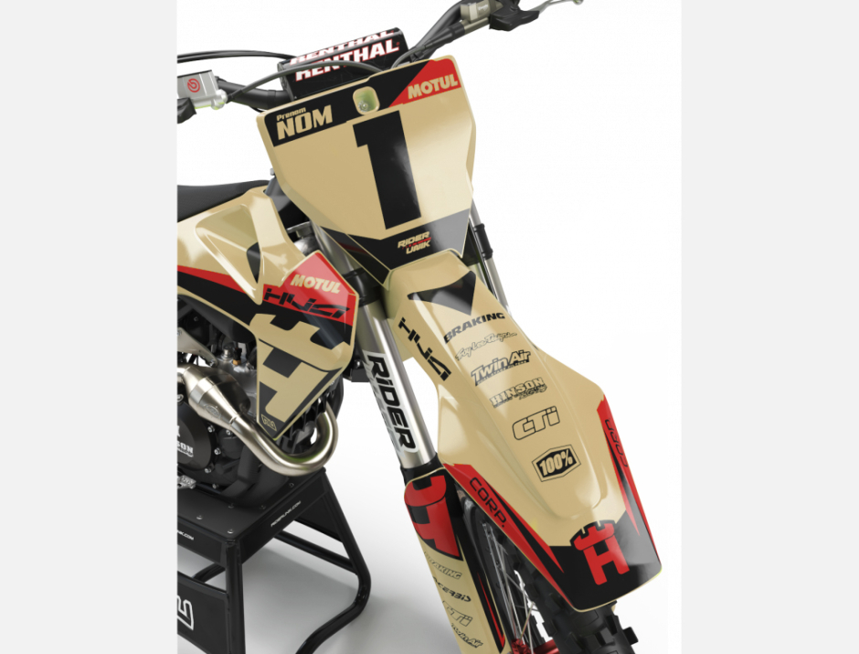 KIT DECO MOTOCROSS HUSQVARNA CORP SAND 3