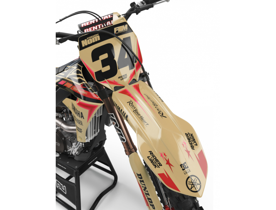 KIT DECO MOTOCROSS YZ/YZF STARS SAND 3