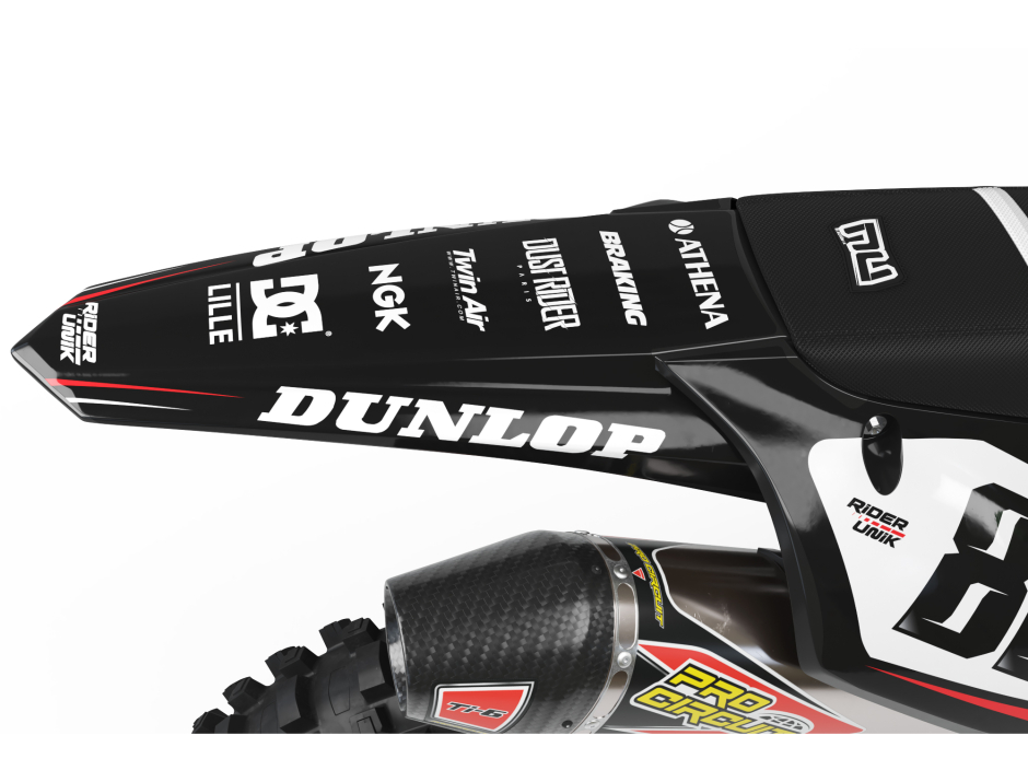 KIT DECO MOTOCROSS KAWASAKI TANO WHITE 2