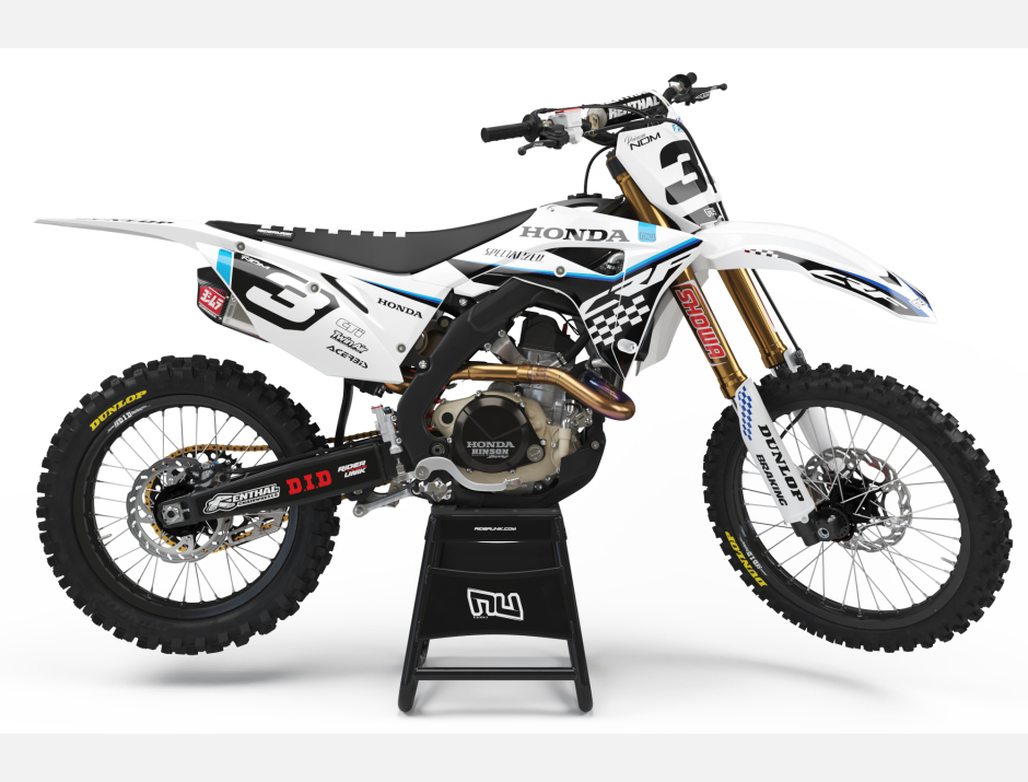 KIT DECO MOTOCROSS CR/CRF CHECK BLACK 1