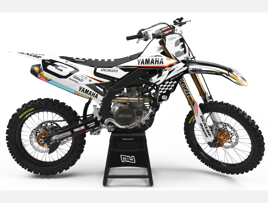 KIT DECO MOTOCROSS YZ/YZF CHECK BLACK 1