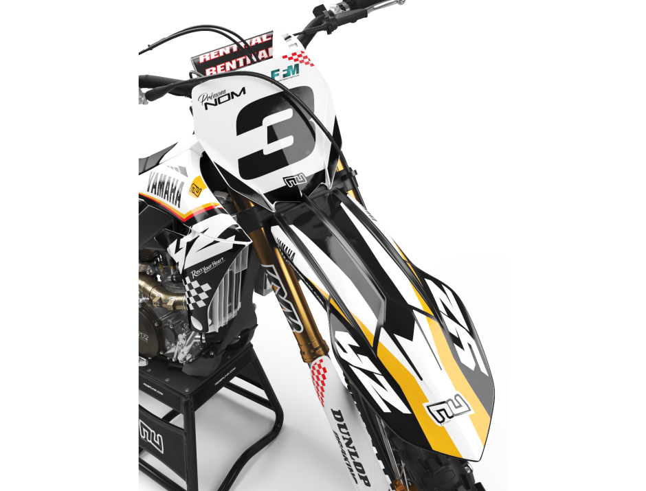 KIT DECO MOTOCROSS YZ/YZF CHECK BLACK 3