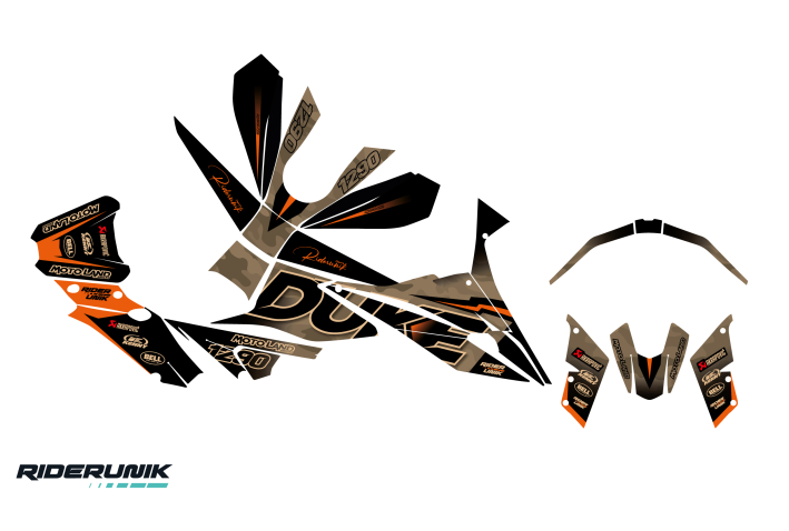 KIT DECO KTM DUKE / SUPERDUKE DESERT