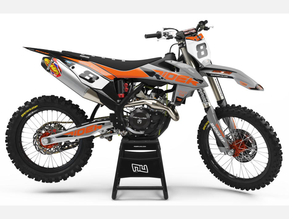 KIT DECO MOTOCROSS KTM LOOSE GREY 1