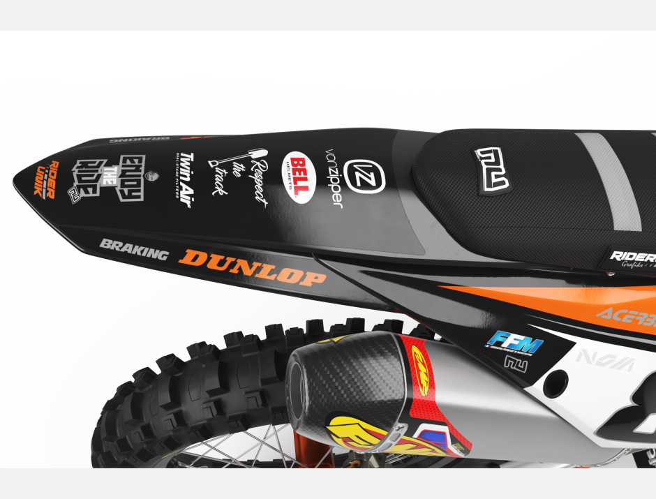 KIT DECO MOTOCROSS KTM LOOSE GREY 2