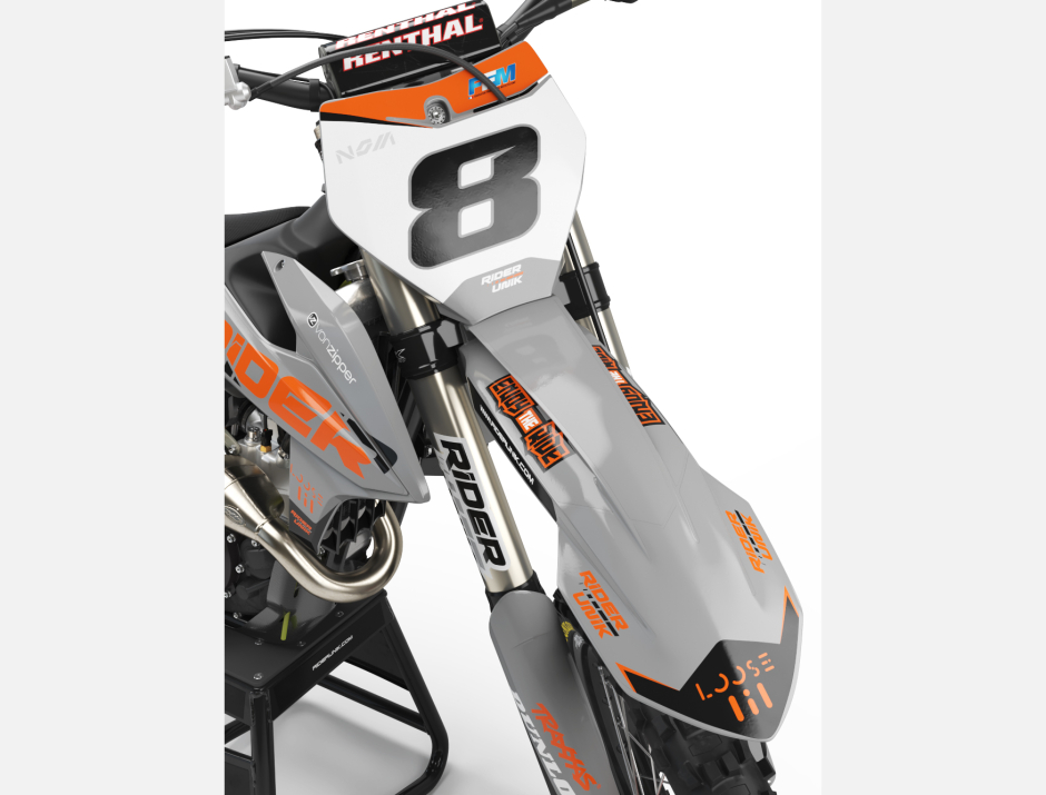 KIT DECO MOTOCROSS KTM LOOSE GREY 3