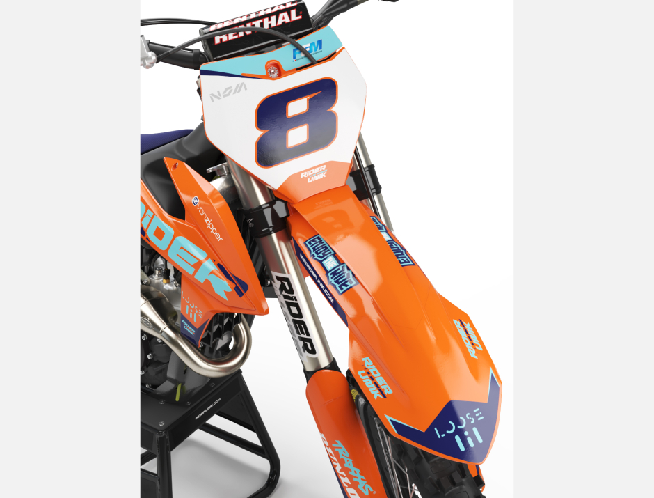KIT DECO MOTOCROSS KTM LOOSE ORANGE 3