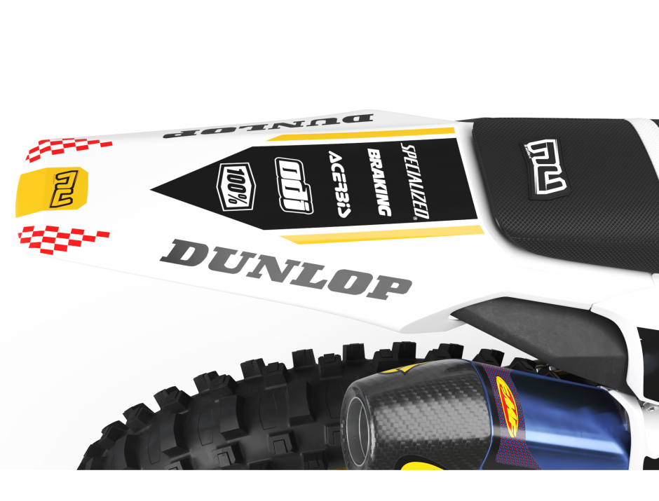 KIT DECO MOTOCROSS HUSQVARNA CHECK BLACK 2