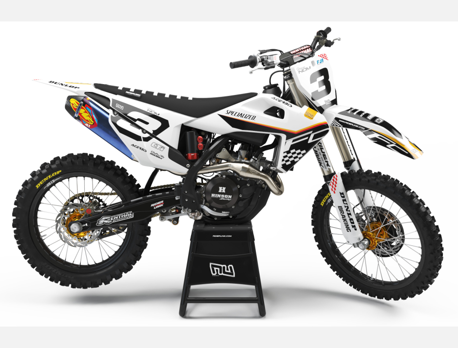 KIT DECO MOTOCROSS HUSQVARNA CHECK BLACK 1