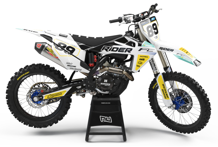 KIT DECO MOTOCROSS HUSQVARNA REX YELLOW