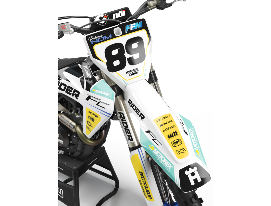 KIT DECO MOTOCROSS HUSQVARNA REX YELLOW 3