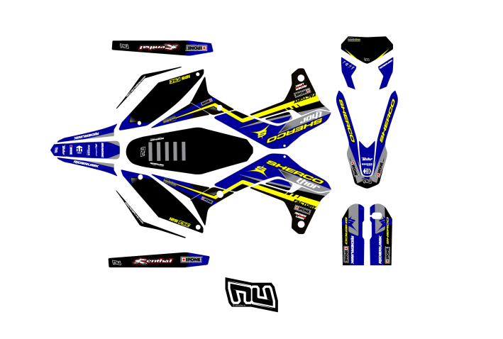 KIT DECO SHERCO RACE BLEU