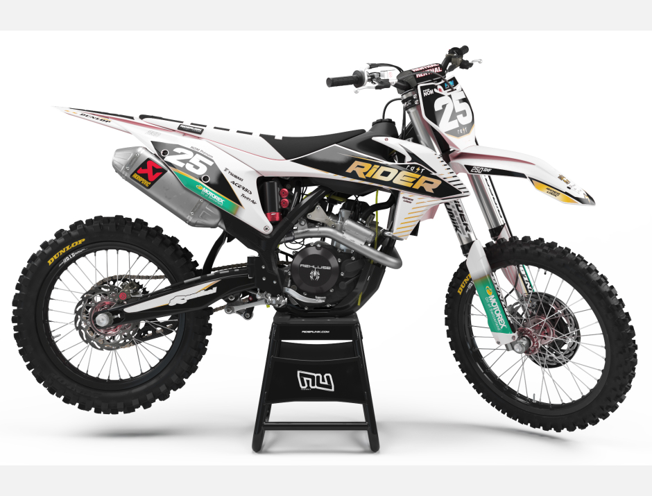 KIT DECO MOTOCROSS KTM FAST BLANCHE 1