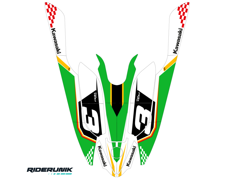 KIT DECO JETSKI KAWASAKI CHECK 1