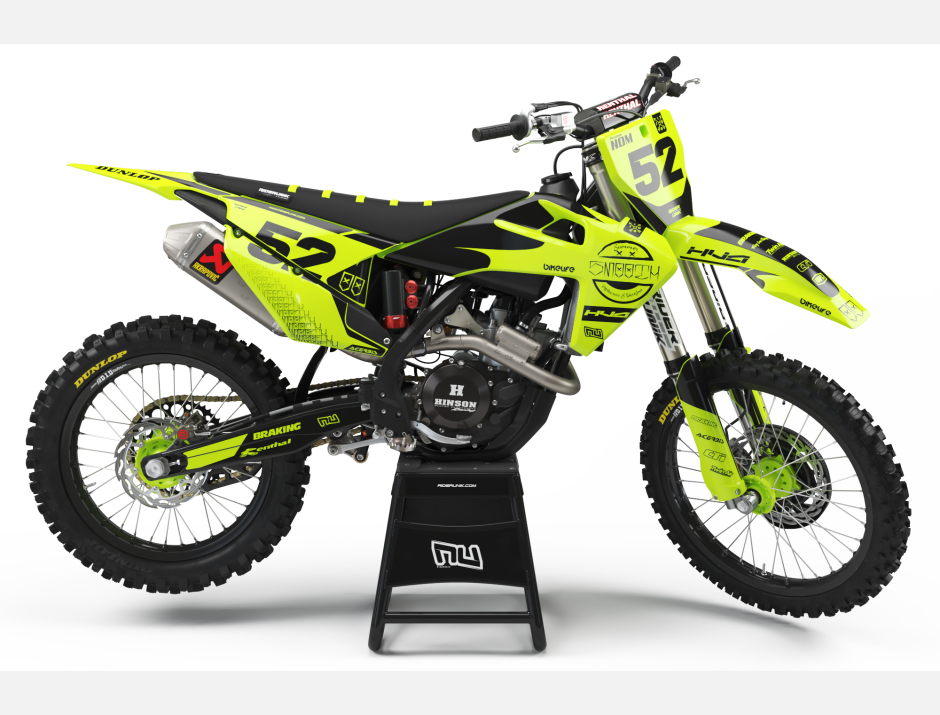 KIT DECO MOTOCROSS HUSQVARNA SMOOTH FLUO 1