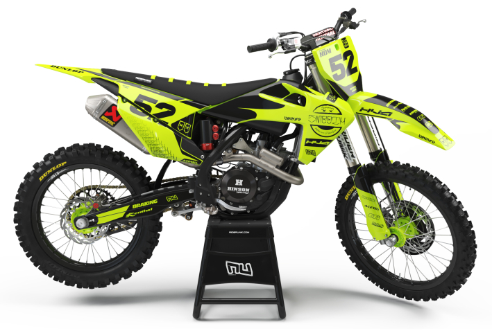 KIT DECO MOTOCROSS HUSQVARNA SMOOTH FLUO