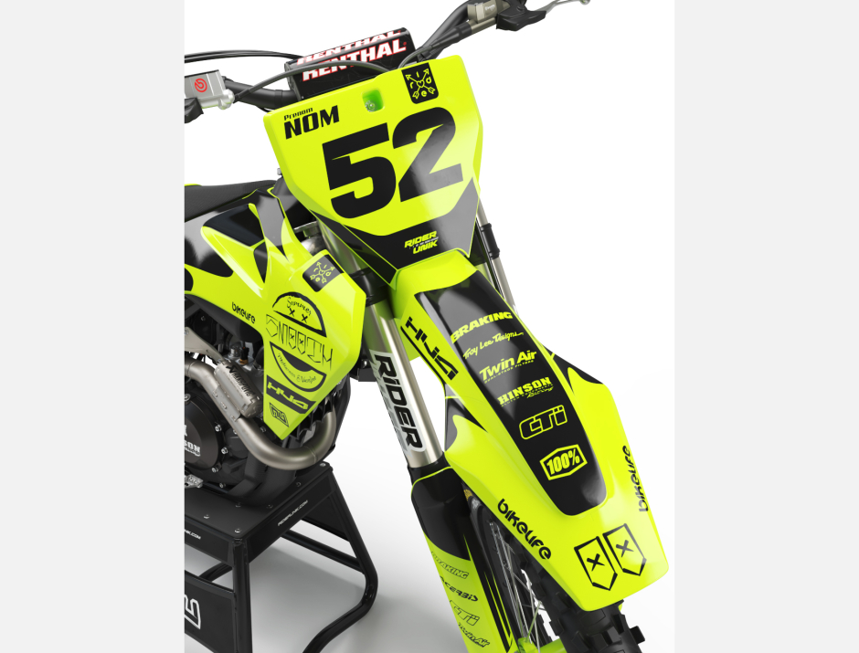 KIT DECO MOTOCROSS HUSQVARNA SMOOTH FLUO 3