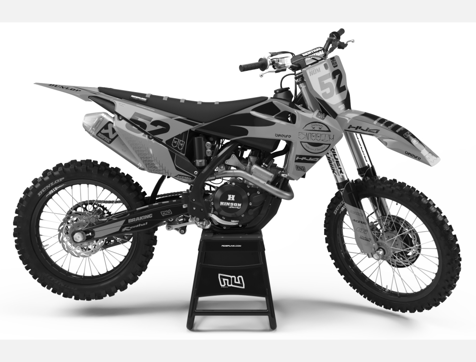 KIT DECO MOTOCROSS HUSQVARNA SMOOTH GREY 1