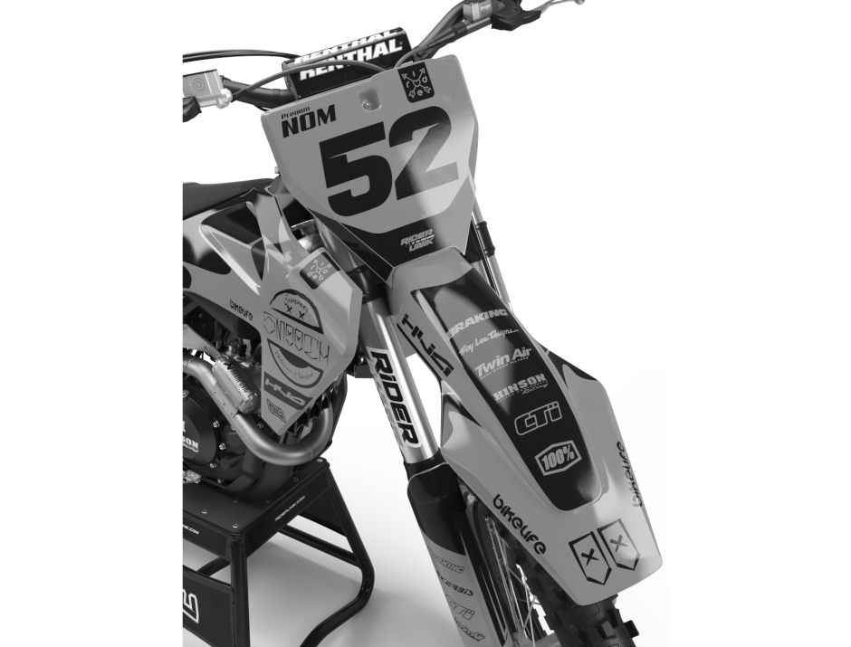 KIT DECO MOTOCROSS HUSQVARNA SMOOTH GREY 3