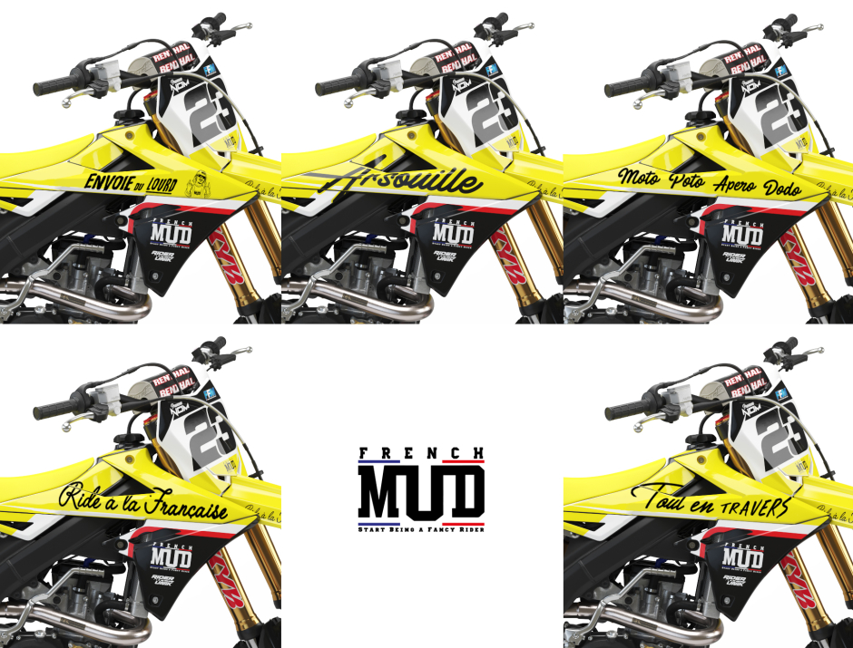 KIT DECO MOTOCROSS SUZUKI FRENCH MUD 4