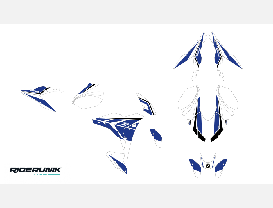 KIT DECO BMW S1000 R BLUE 1