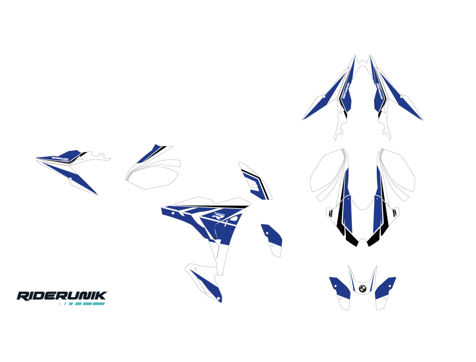 KIT DECO BMW S1000 R BLUE 1