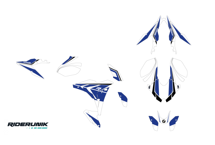 KIT DECO BMW S1000 R BLUE
